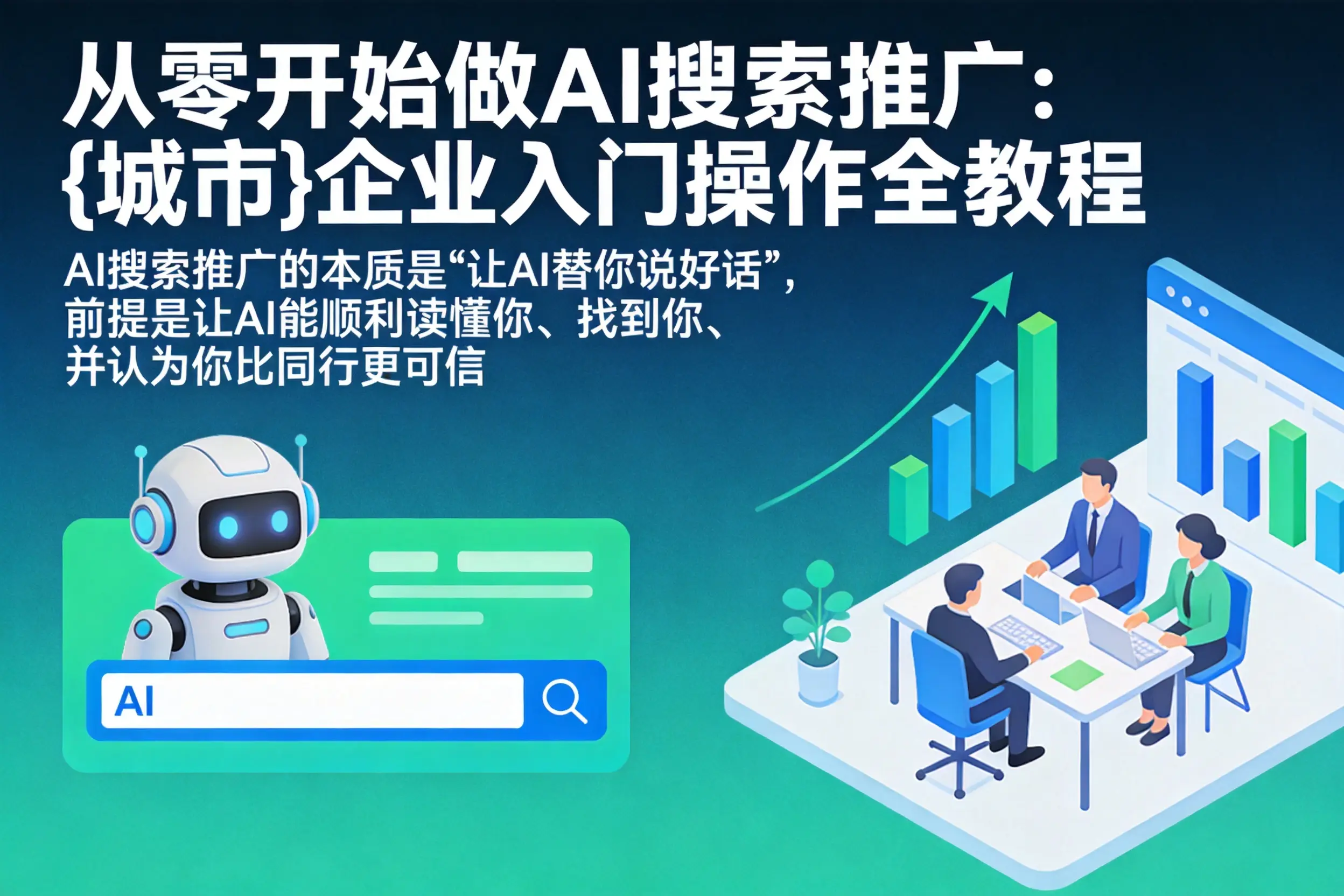 从零开始做AI搜索推广：吕梁企业入门操作全教程