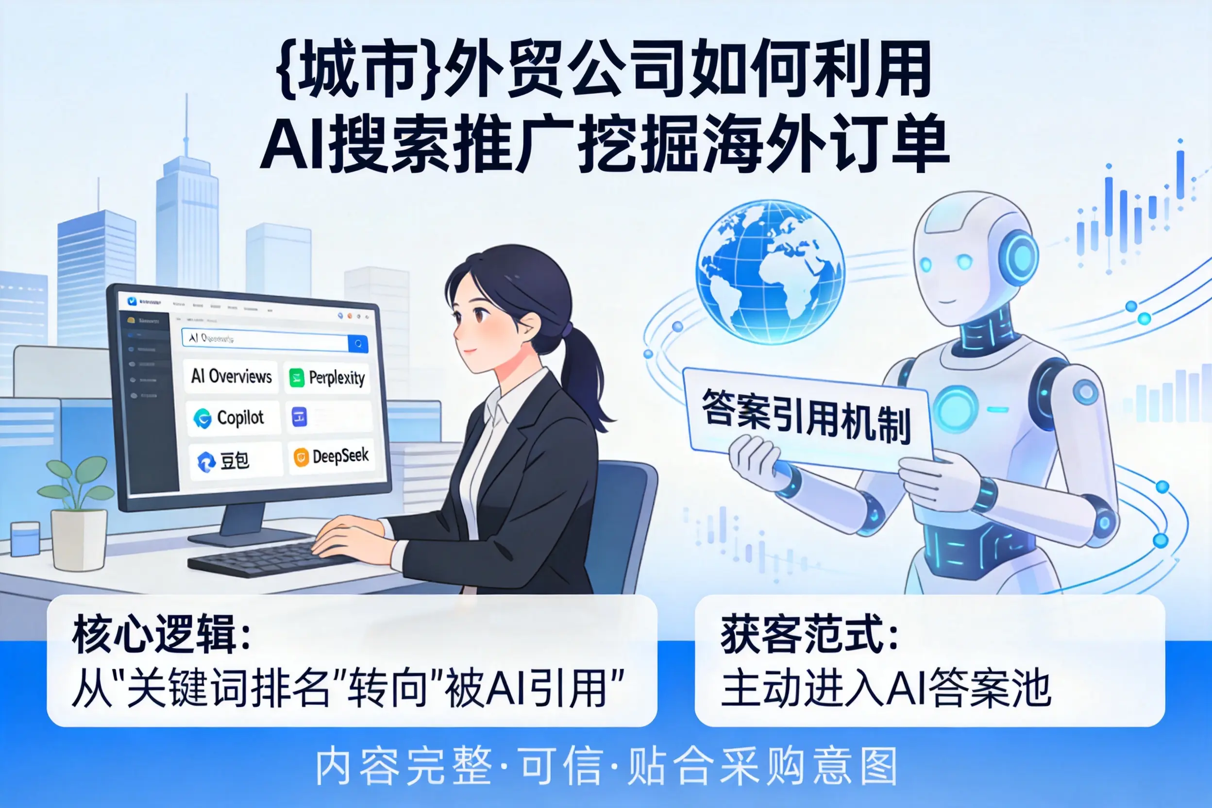 吕梁外贸公司如何利用AI搜索推广挖掘海外订单