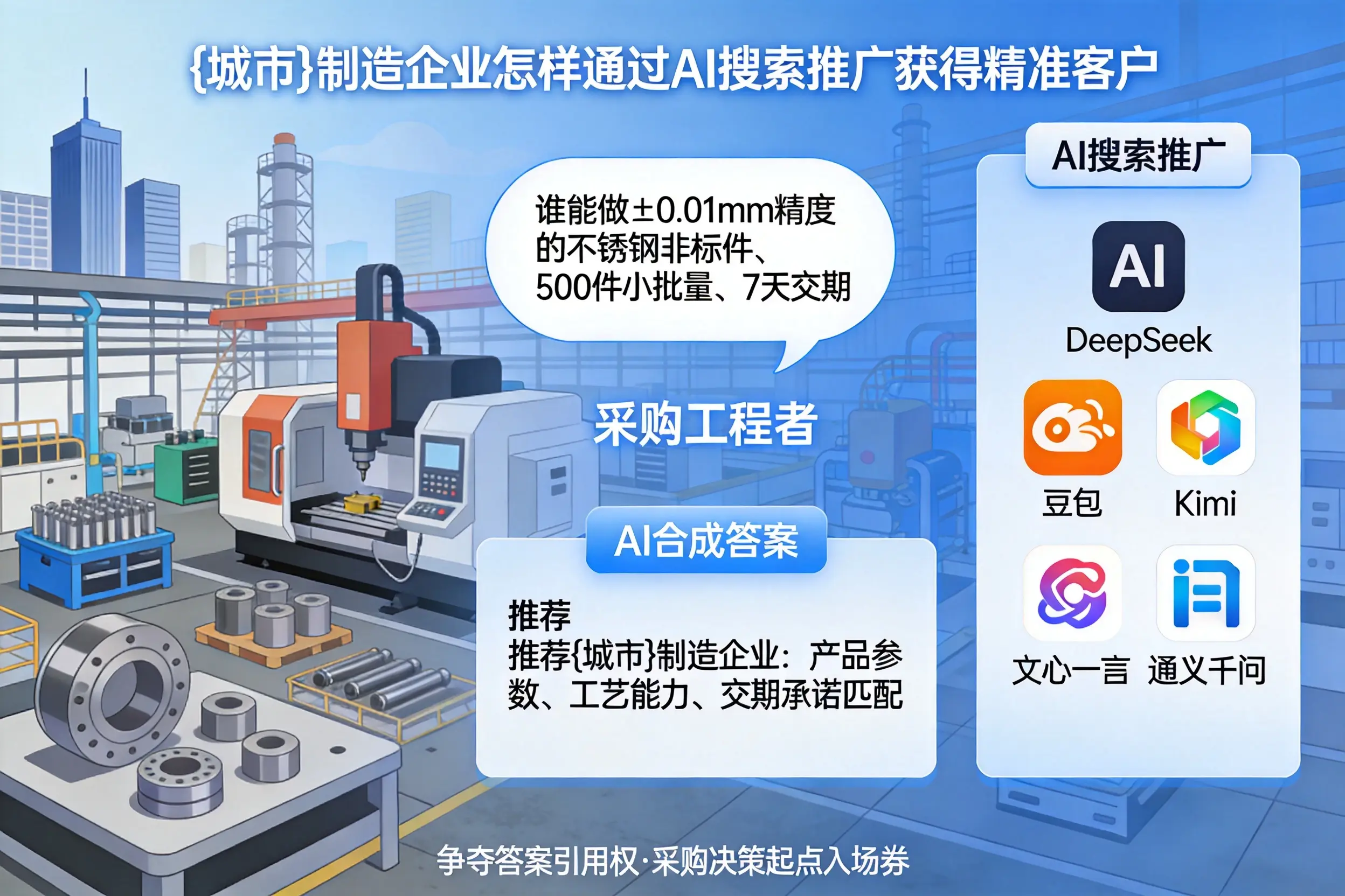 吕梁制造企业怎样通过AI搜索推广获得精准客户