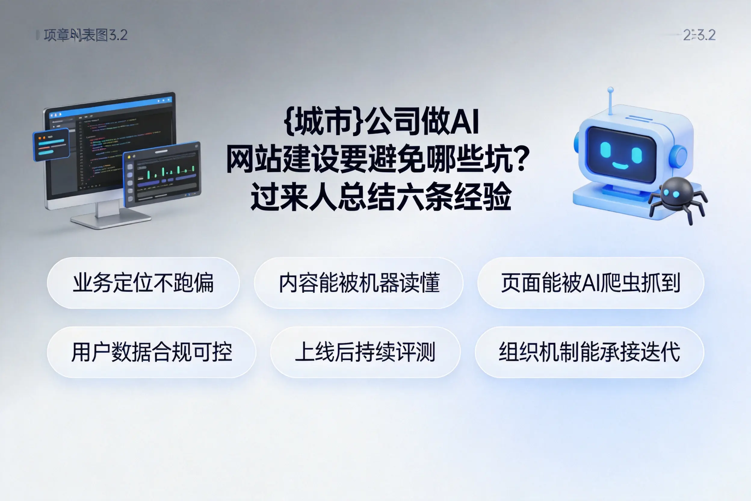 吕梁公司做AI网站建设要避免哪些坑？过来人总结六条经验