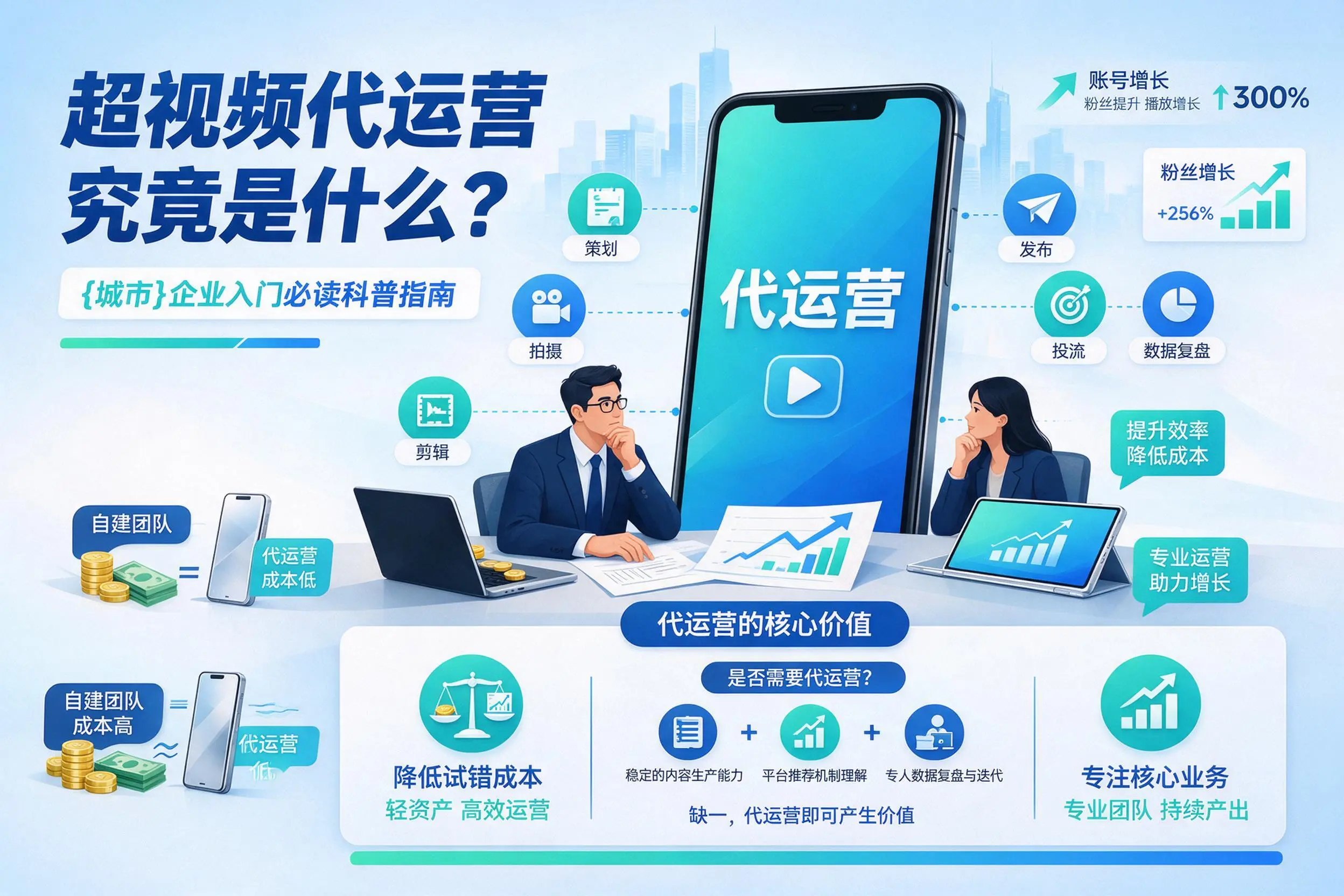 短视频代运营究竟是什么？吕梁企业入门必读科普指南
