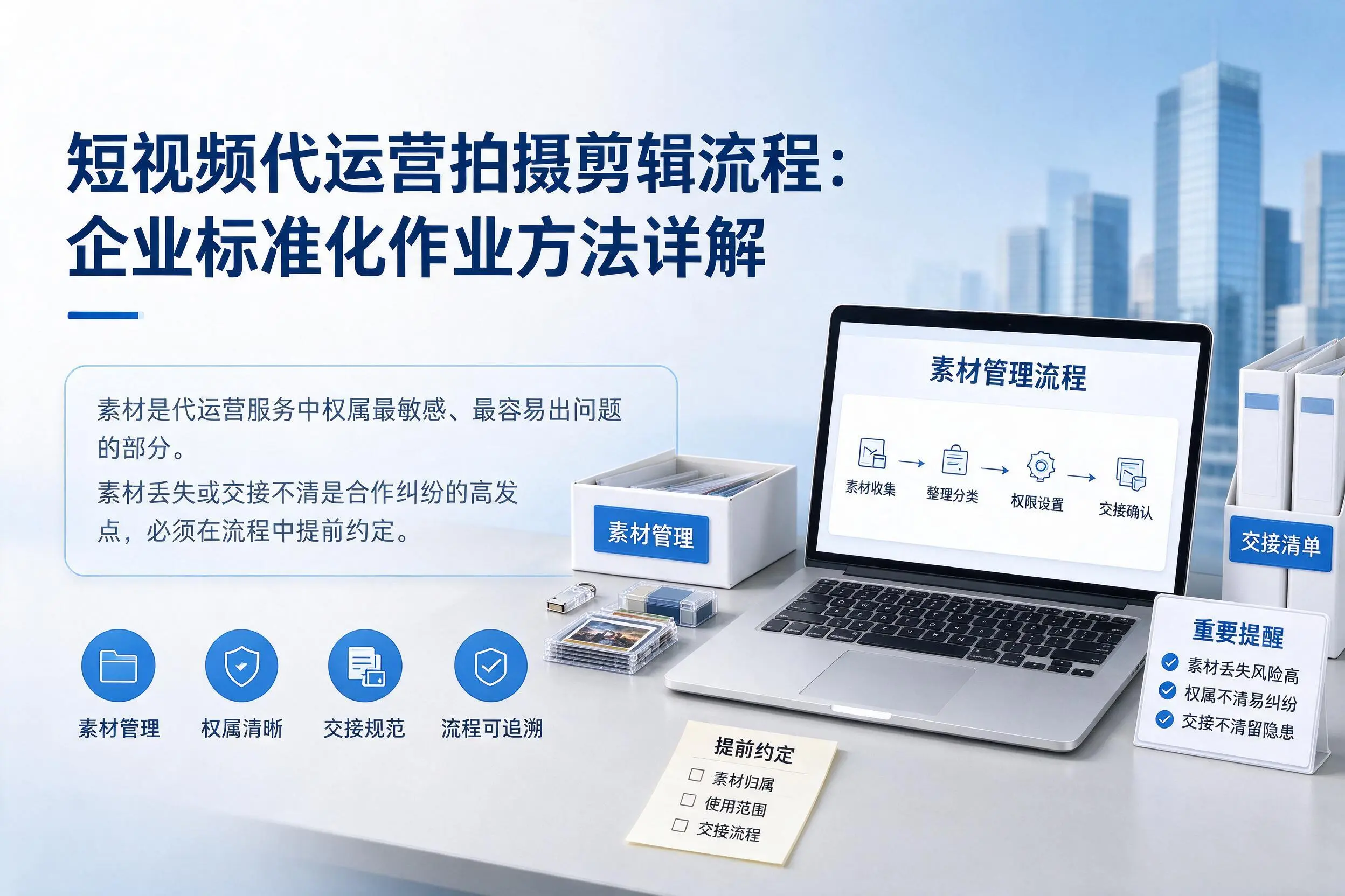 短视频代运营拍摄剪辑流程：吕梁企业标准化作业方法详解