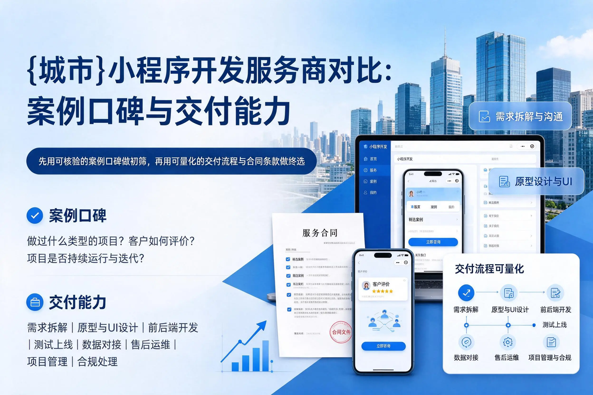 吕梁小程序开发服务商对比：案例口碑与交付能力