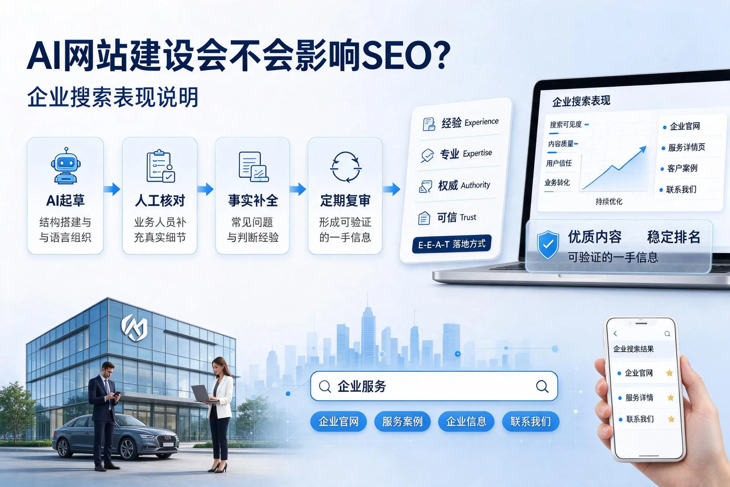 AI网站建设会不会影响SEO？吕梁企业搜索表现说明