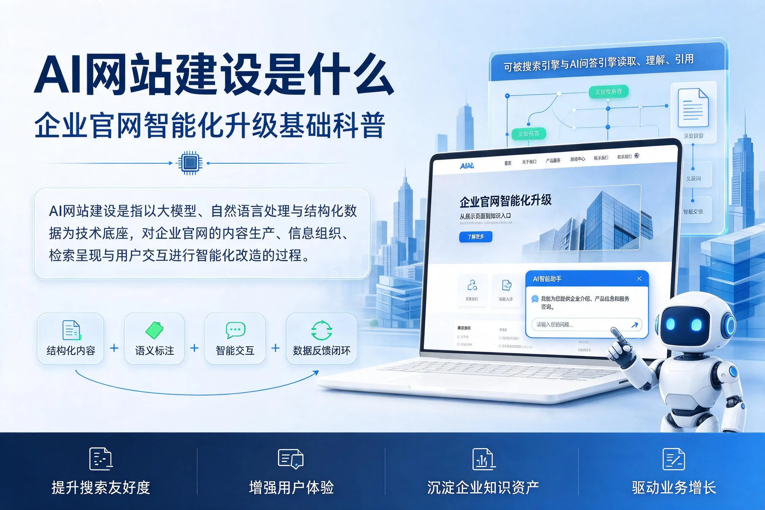 AI网站建设是什么：吕梁企业官网智能化升级基础科普