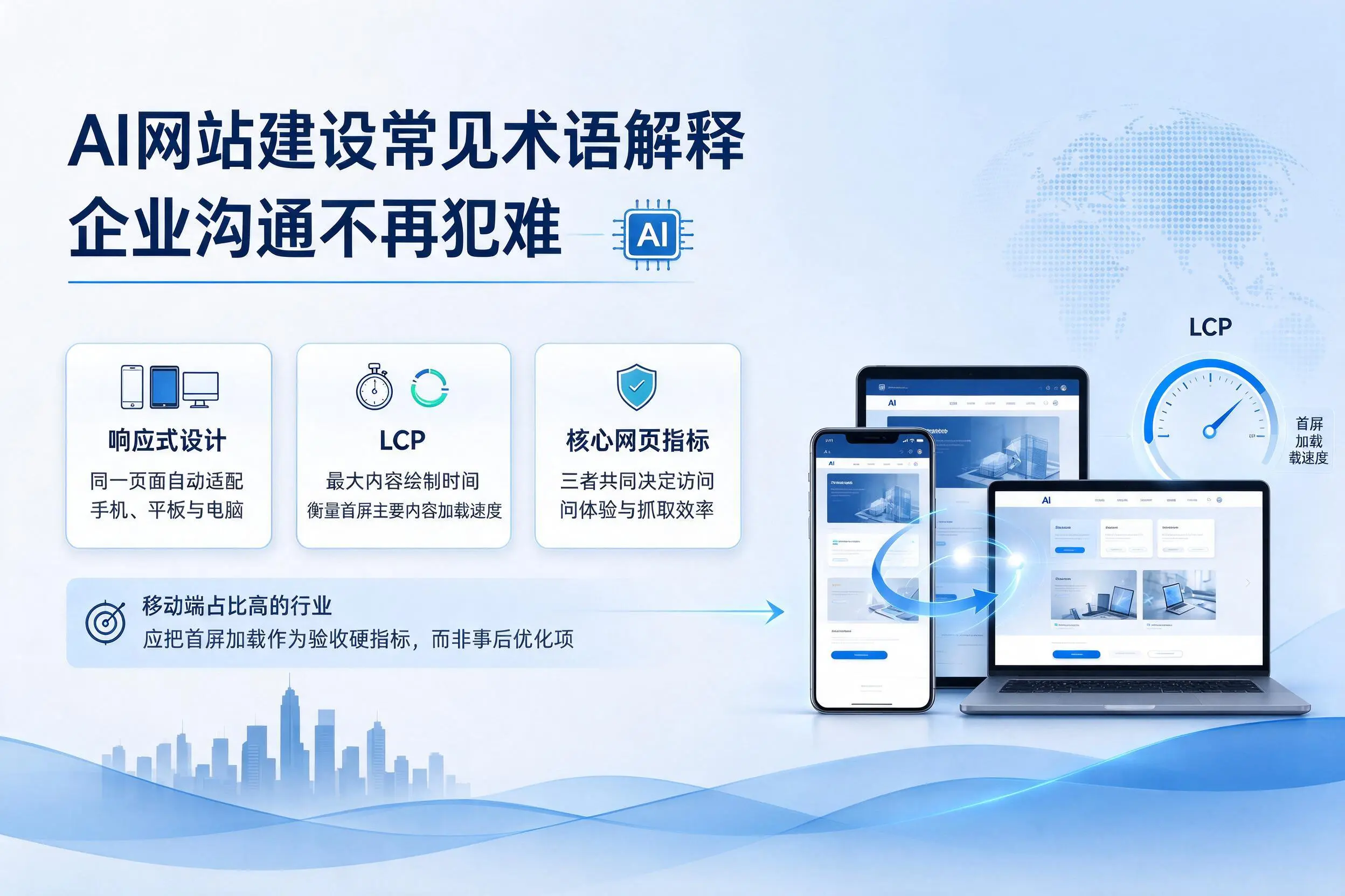 AI网站建设常见术语解释，吕梁企业沟通不再犯难