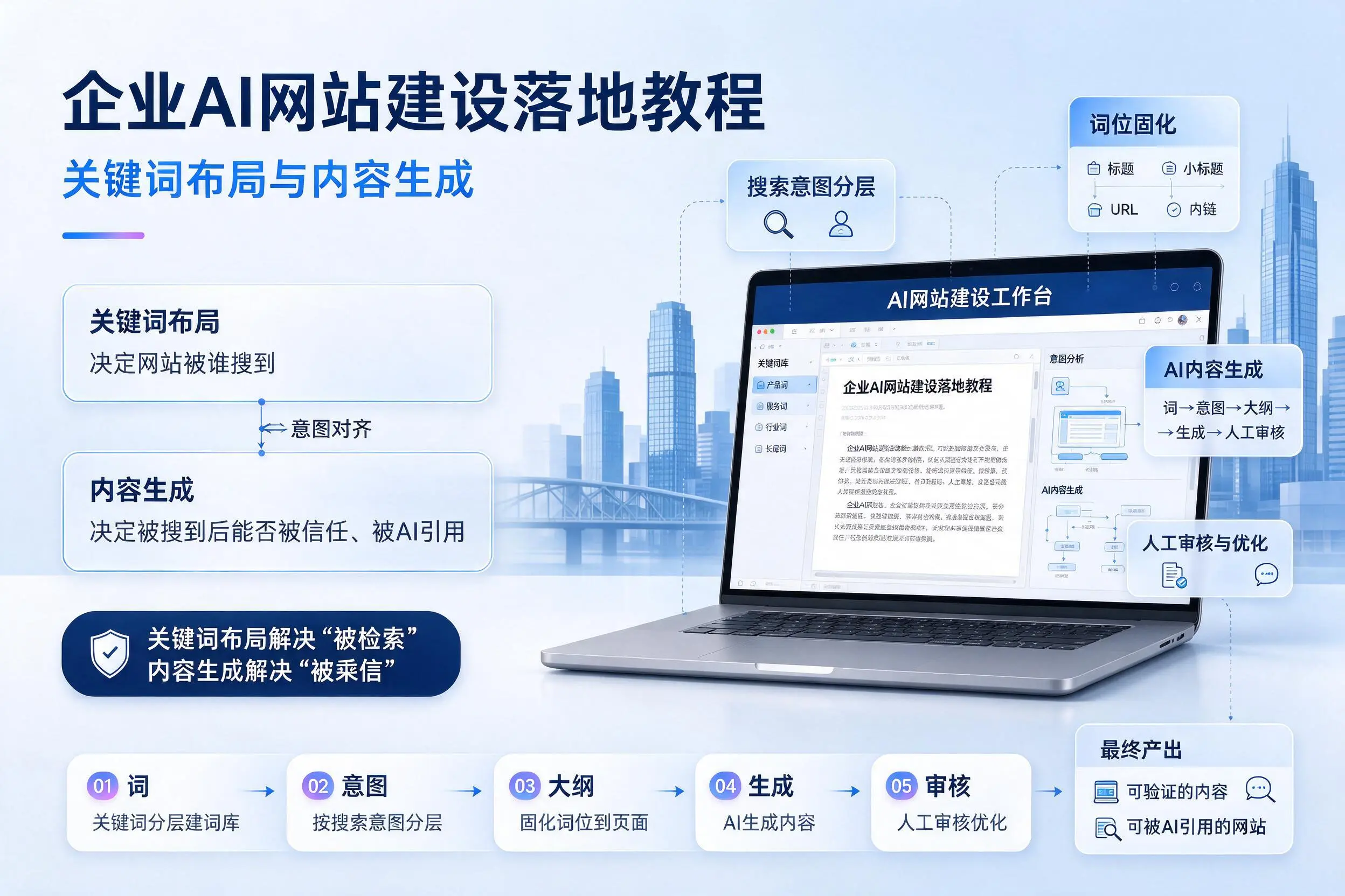 吕梁企业AI网站建设落地教程：关键词布局与内容生成