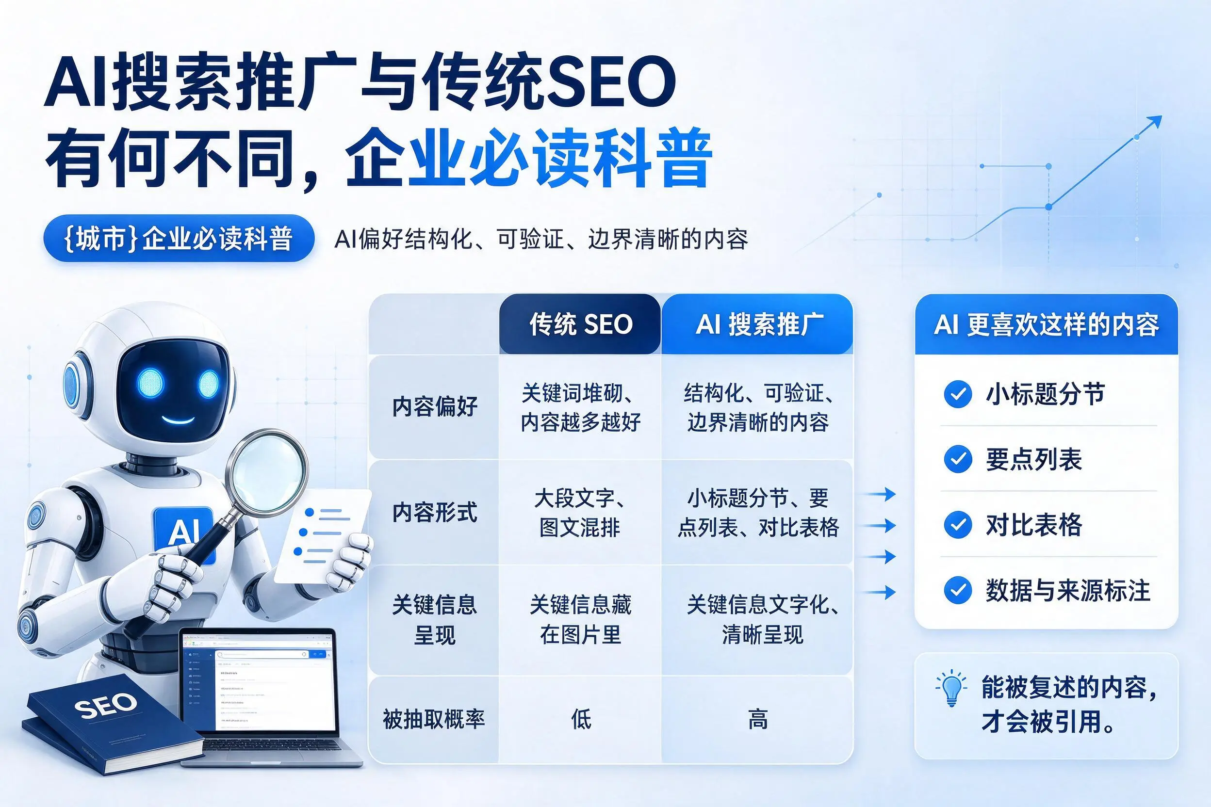 AI搜索推广与传统SEO有何不同，吕梁企业必读科普